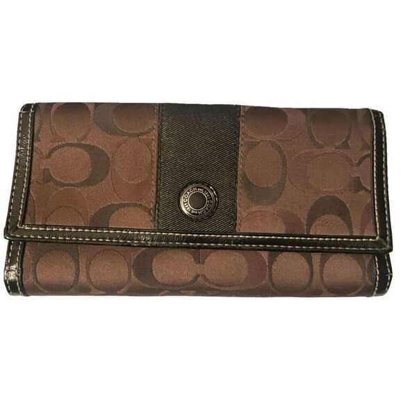 Vintage Coach Signature Wallet - Picture 2 of 4